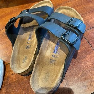 Matte black Birkenstock’s